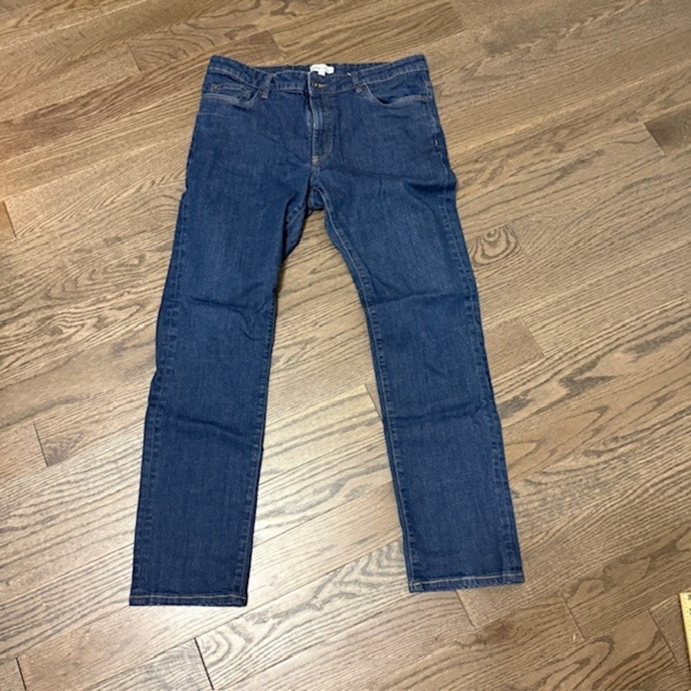 Peter Millar Mens Straight Leg Jeans Dark Wash Denim Blue Size 34x34 (33x30)